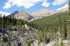 31 Valley Of the Rocks Looking Back To Golden Mountain and Nasswald Peak On Hike To Mount Assiniboine
